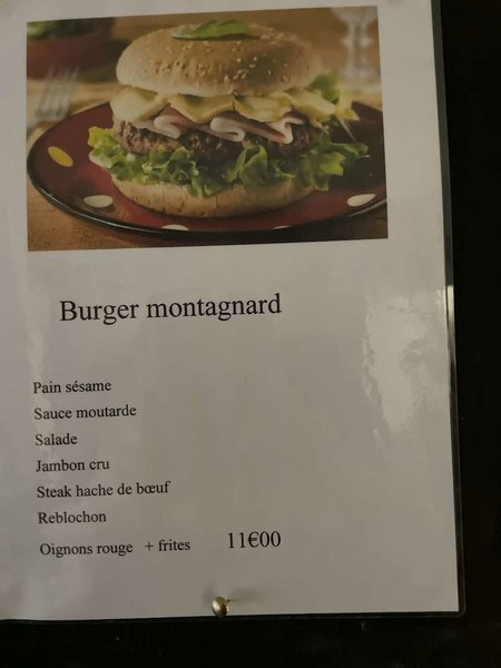 Burger montagnard